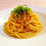 簡単なのに美味しい♡サバ缶で混ぜるだけの和風パスタ